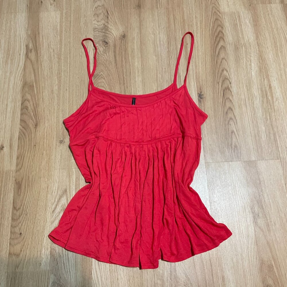 Red camisole